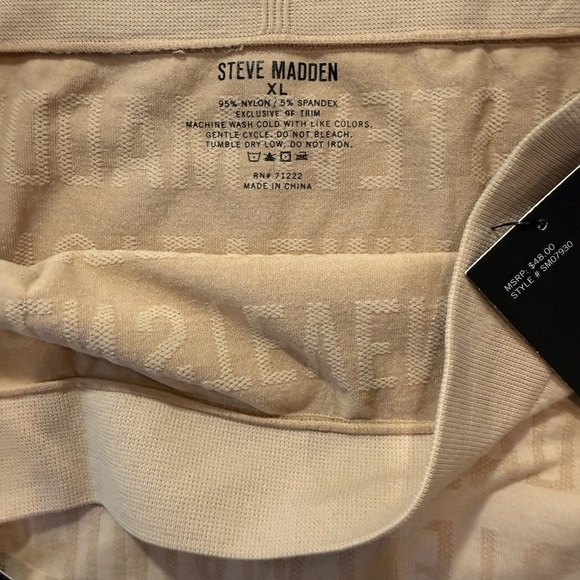 Steve Madden Shapewear Bundle High Waist Shortie Moderate Control‎ Black Nude XL - Picture 6 of 8